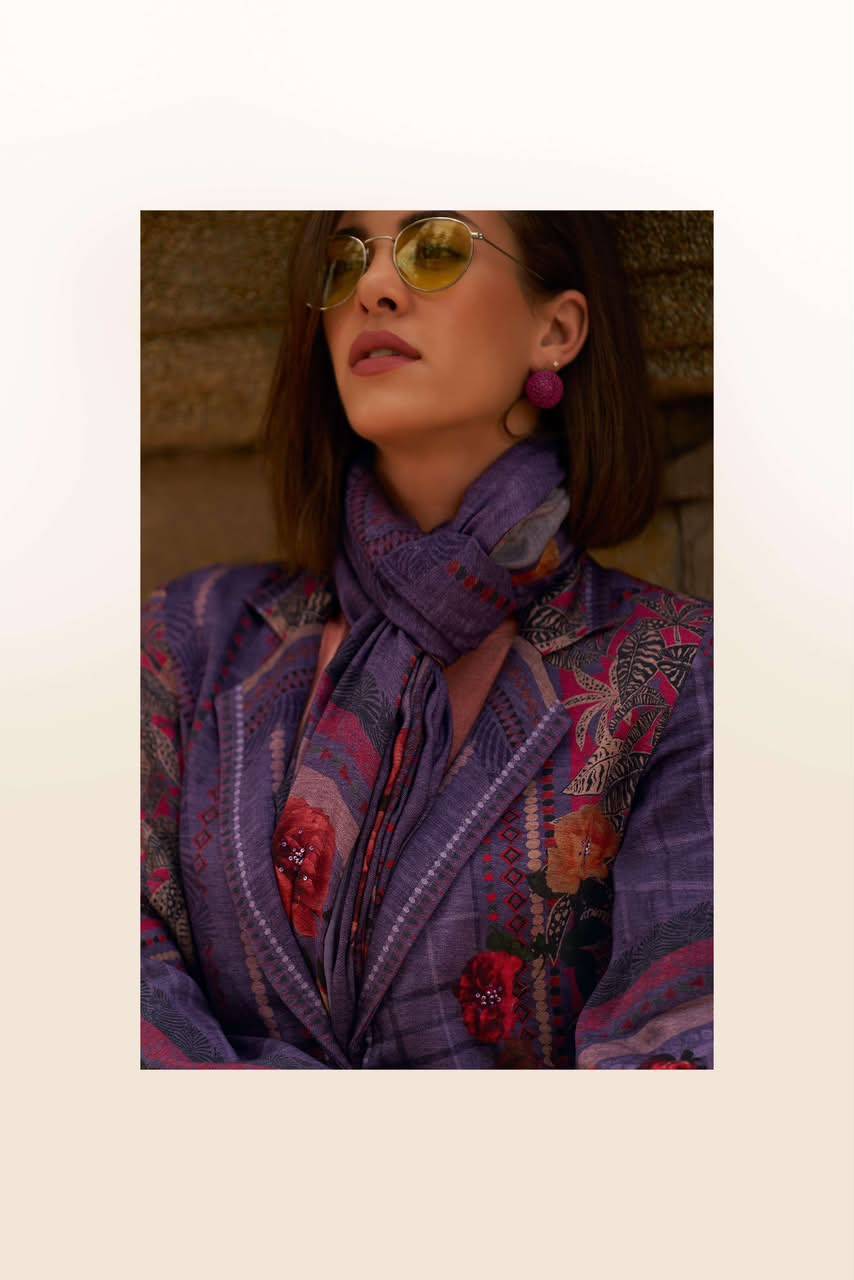 Blossom aura by Varsha 01 to 04 series Indian Traditional Wear Collection Viscose Pashmina dresses At Wholesale Price